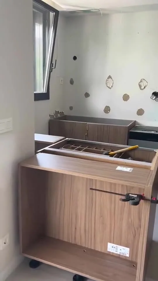 Kitchen fit in progress